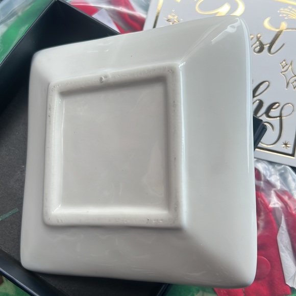 Trinket Dish 4” Square NIB “I love you to the moon and back.” Gold Look Trim - Picture 2 of 8